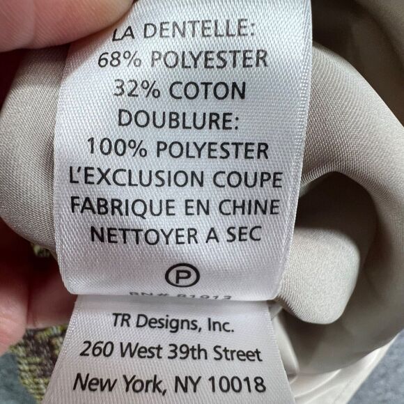 Revolve Tracy Reese Shift Dress XS Tan Zig Zag Rafia Cross Back Boho Retro NEW - Picture 15 of 16